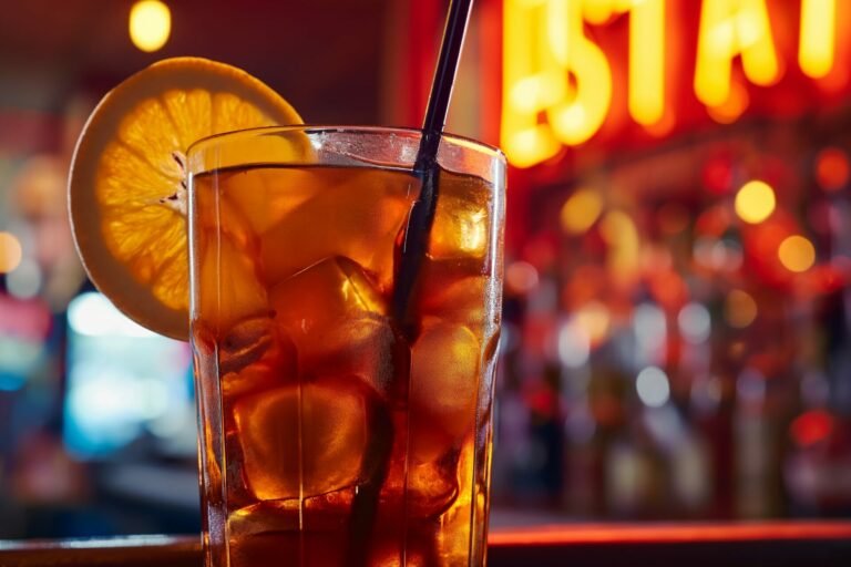 cóctel de té helado long island