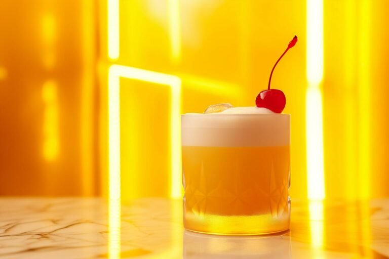 cóctel whisky sour