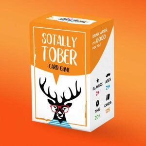 Sotally Tober - juego de cartas de beber totalmente sobrio juego de cartas para adultos y adolescentes